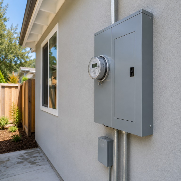 Home electrical wiring and panel