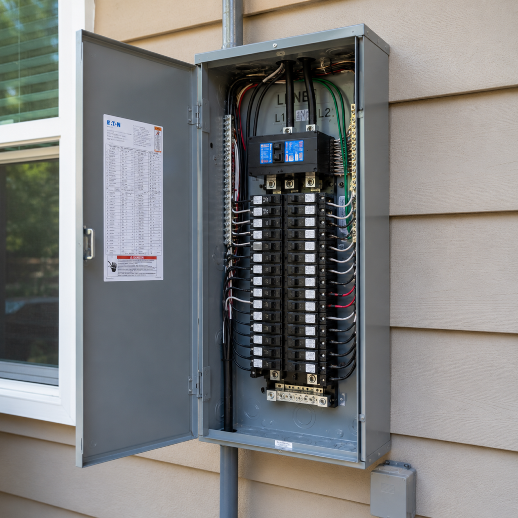 Outdoor Panel Install