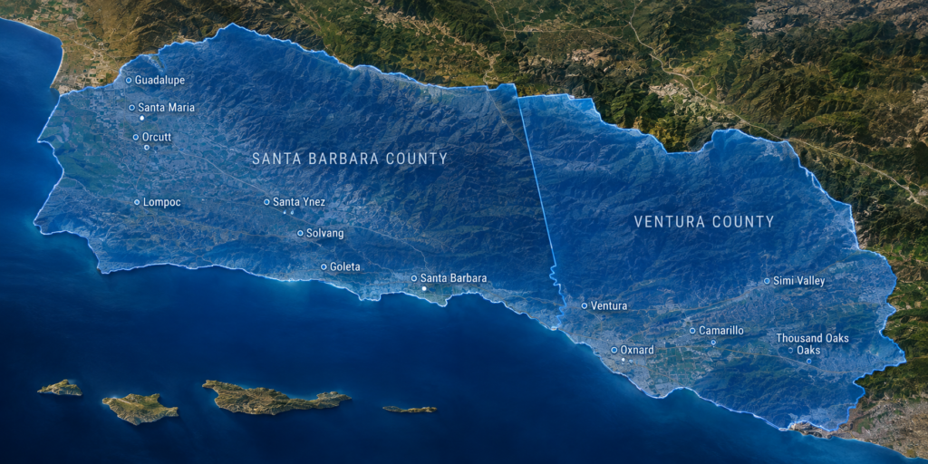 MDBC Electric service area - Ventura and Santa Barbara counties